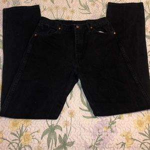 Black wrangler jeans